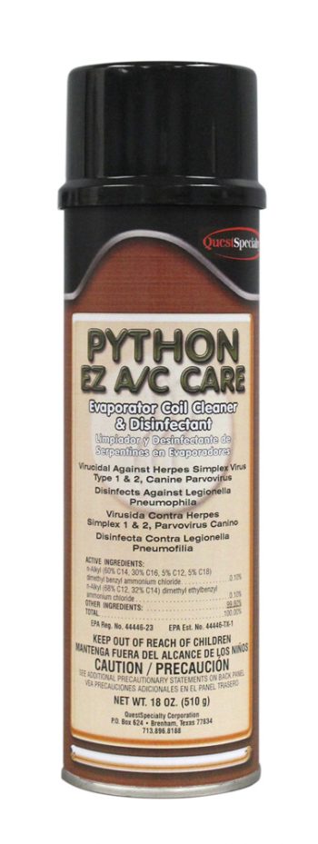 PYTHON EZ A/C CARE EPA Evaporator Coil Cleaner & Disinfectant