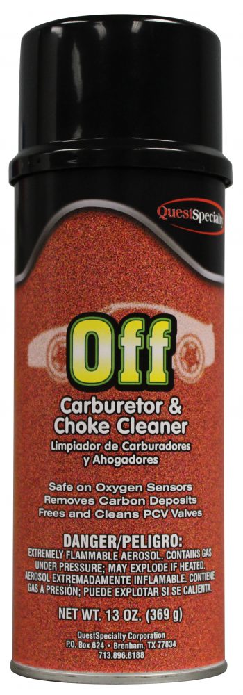 OFF – Carburetor and Choke Cleaner