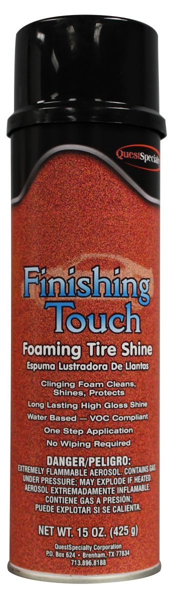 FINISHING TOUCH Foaming Tire Shine